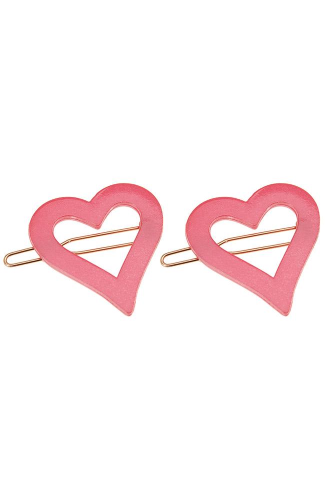 Sweetheart Tige Boule Barrette Pair