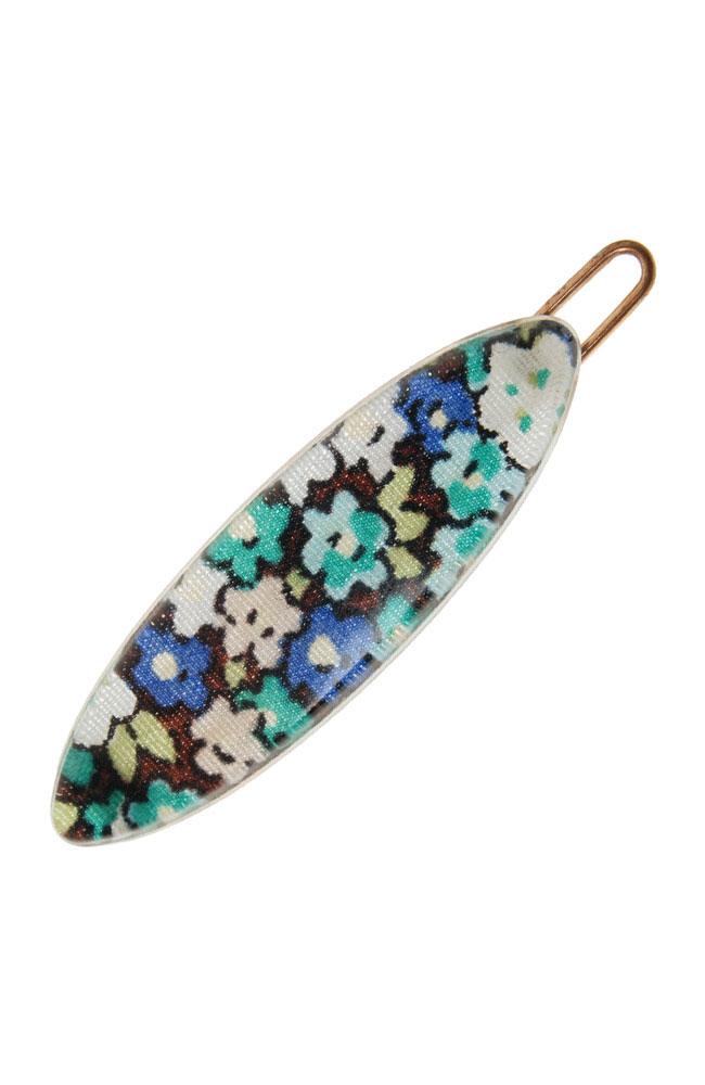Mini Oblong Tige Boule Barrette - Petite Fleur