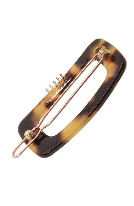 Rounded Cutout Rectangle Tige Boule Barrette - Classic