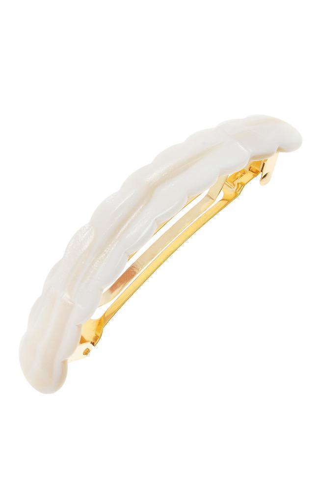 Scalloped Volume Barrette - Classic