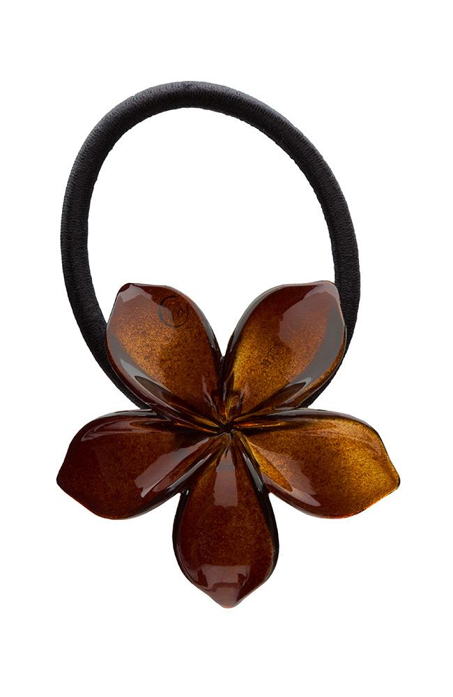 Belle Wailea Flower Ponytail Holder