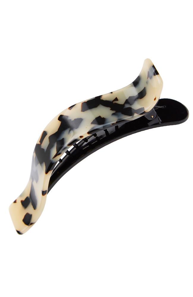France Luxe Hair Clips, Rectangle Pinch Clips, Ivory Tokyo