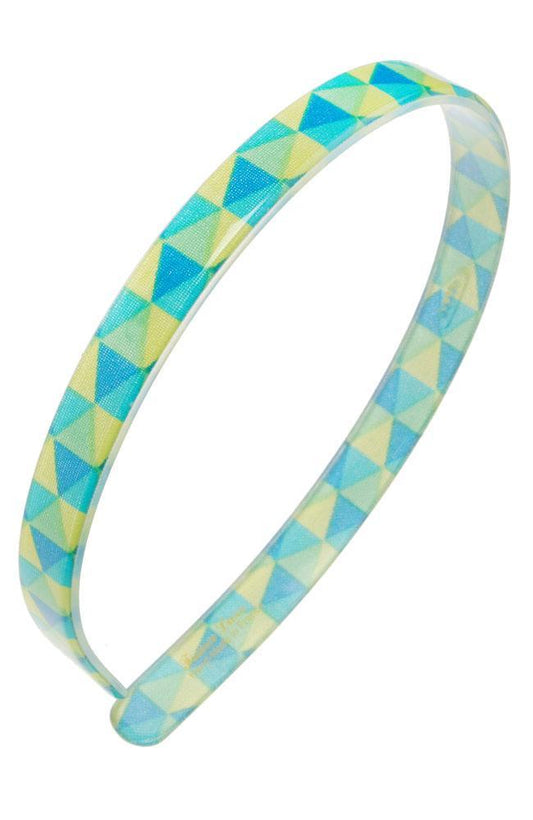 1/2" Ultracomfort Headband - Checked Illusion