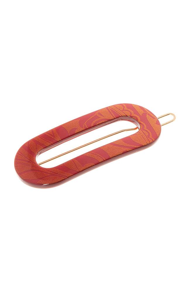 Mini Oval Tige Boule Barrette - Duchess