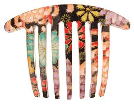 Handmade French Twist Comb - Chrysanthemum