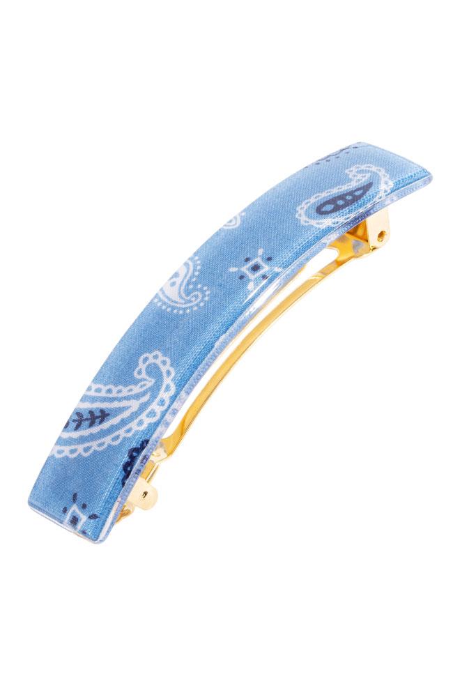 Classic Rectangle Barrette - Bandana