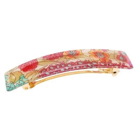 Classic Rectangle Barrette - Hayden Floral