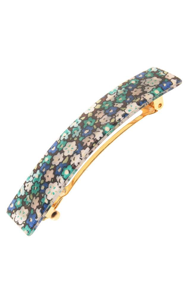 Classic Rectangle Barrette - Petite Fleur
