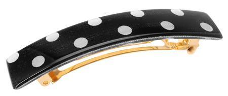 Classic Rectangle Barrette - Starboard Dot