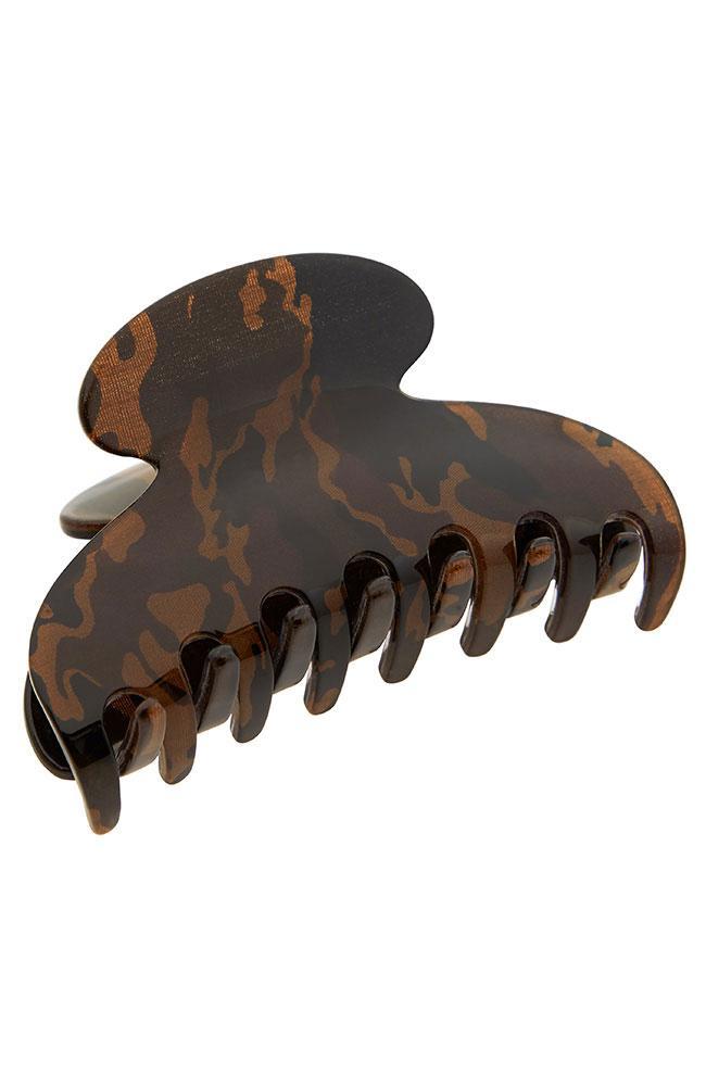Brown Camo hair claw clip, Couture Jaw by France Luxe