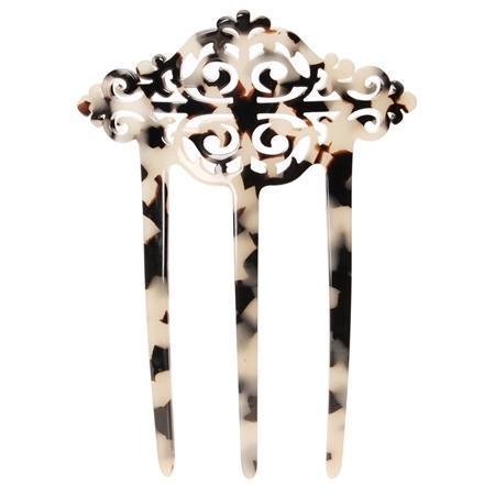 Fine Filigree Chignon Comb - Classic