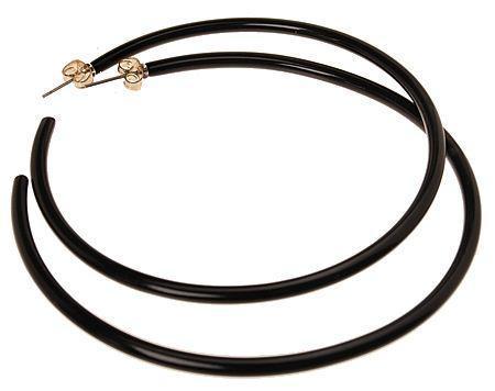 Skinny Jumbo Hoop Earrings