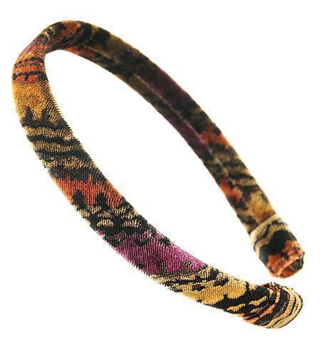 1/2" Ultracomfort Headband - Zipper Velvet