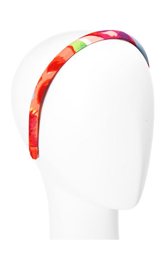 1/2" Padded Headband - Bold Blossoms