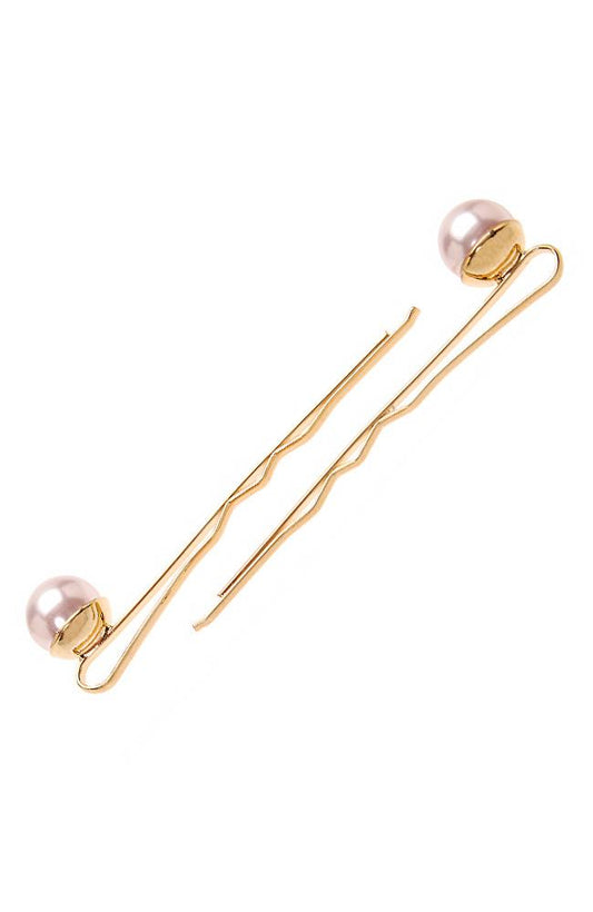 Little Pearl Bobby Pin Pair