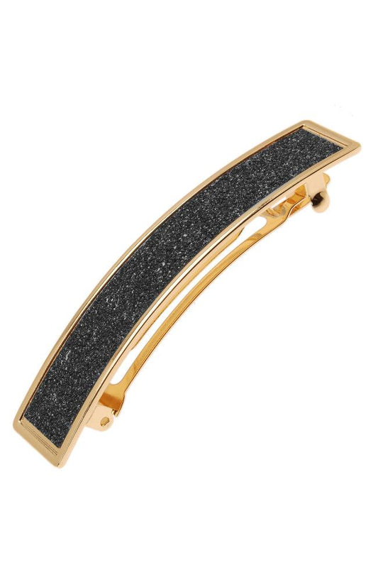 Glitter Rectangle Barrette