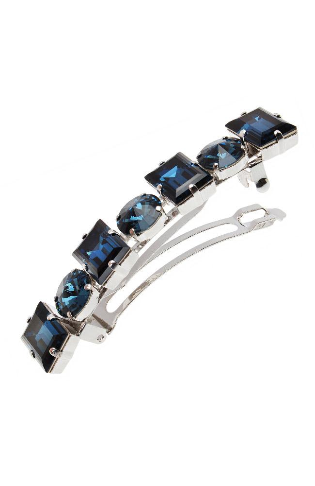 Large Sienna Crystal Barrette