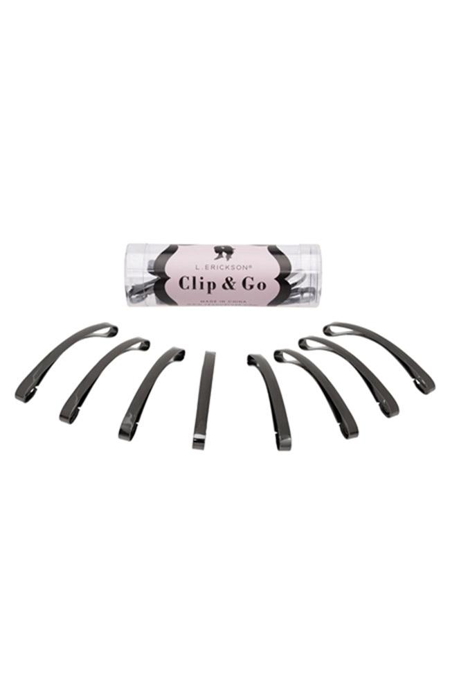 Small Metal Slide Barrette Clip & Go 8-Pack