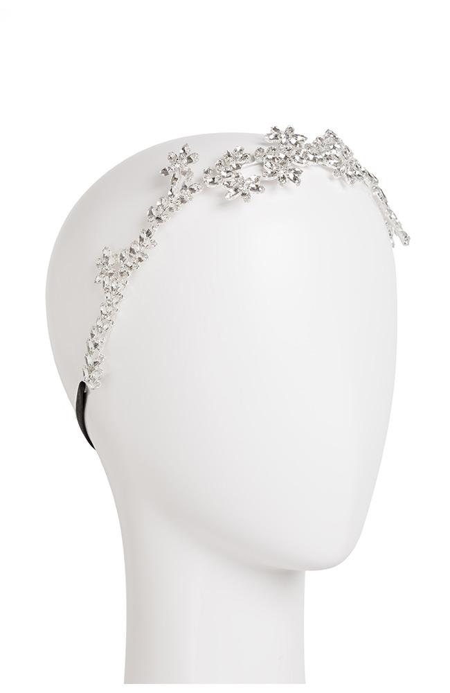 Floral Burst Crystal Adjustable Headwrap