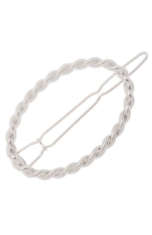Braided Tige Boule Barrette