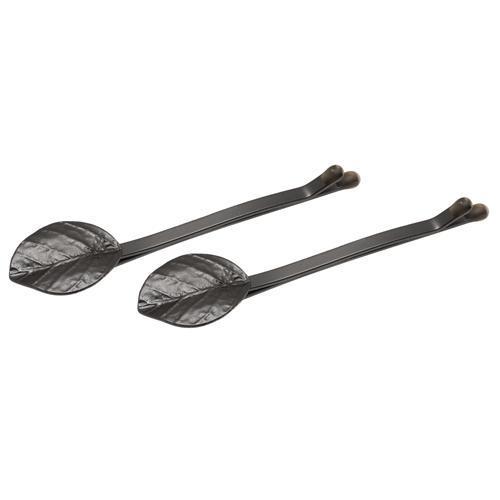 Leaf Bobby Pin Pair - Matte