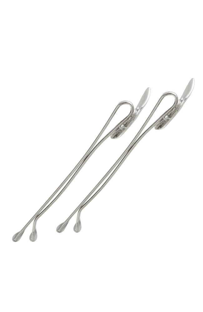 Leaf Bobby Pin Pair