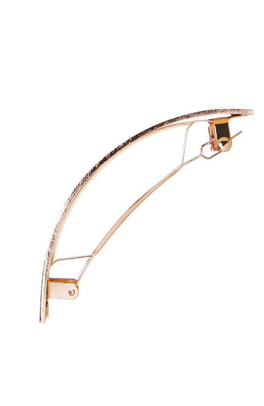 Textured Metal Volume Barrette