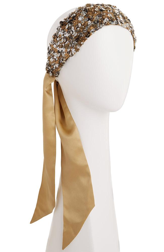 Joana Sequin Scarf Headwrap