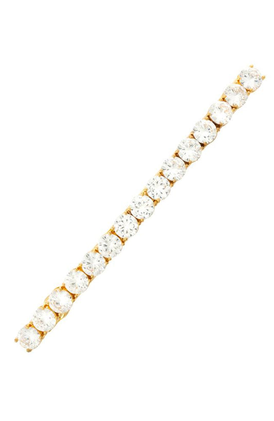 Oval Long and Skinny Barrette