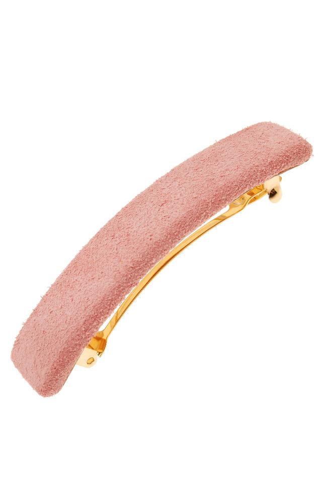 Suede Rectangle Barrette
