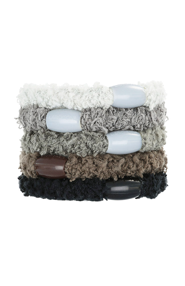 Cozy Pony, 5 Pack Soft Hair Ties