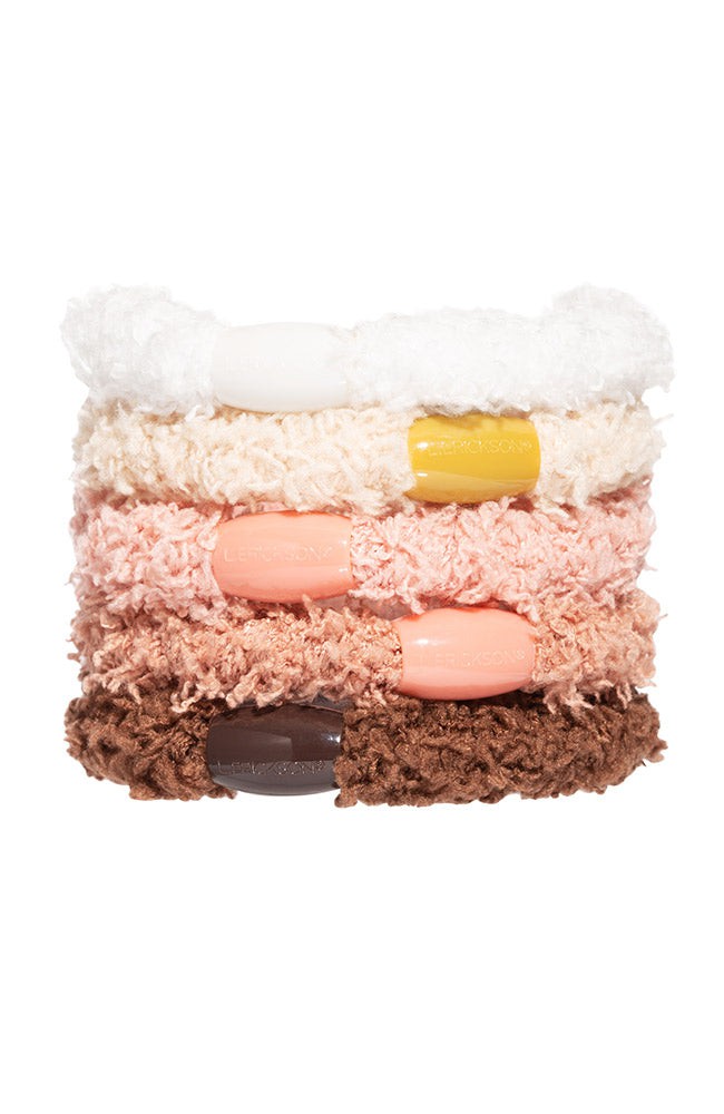 Cozy Pony, 5 Pack Soft Hair Ties