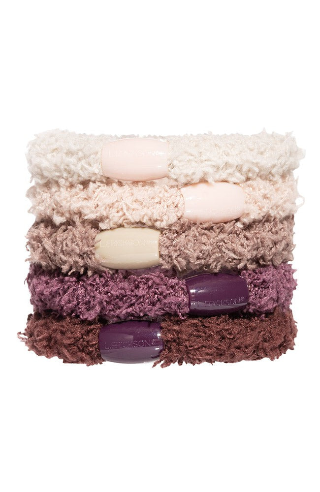 Cozy Pony, 5 Pack Soft Hair Ties
