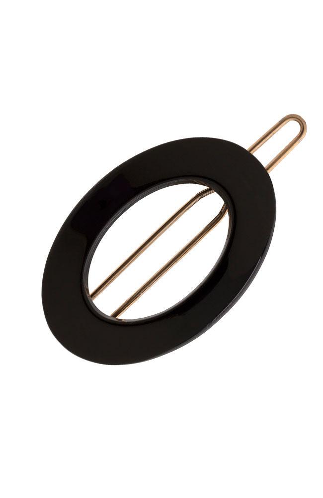 New Cutout Oval Tige Boule Barrette - Classic