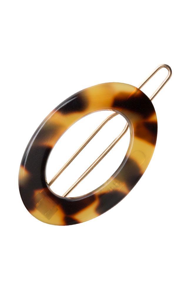New Cutout Oval Tige Boule Barrette - Classic