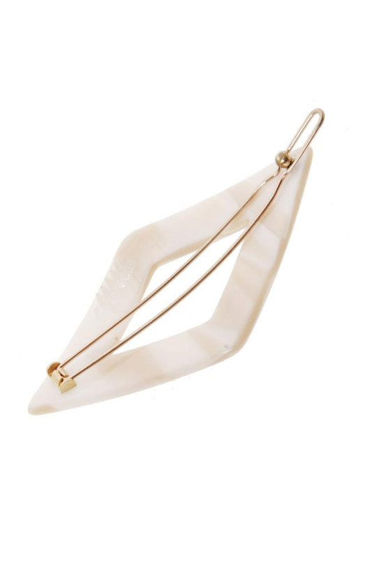 Cutout Diamond on Tige Boule Barrette - Classic