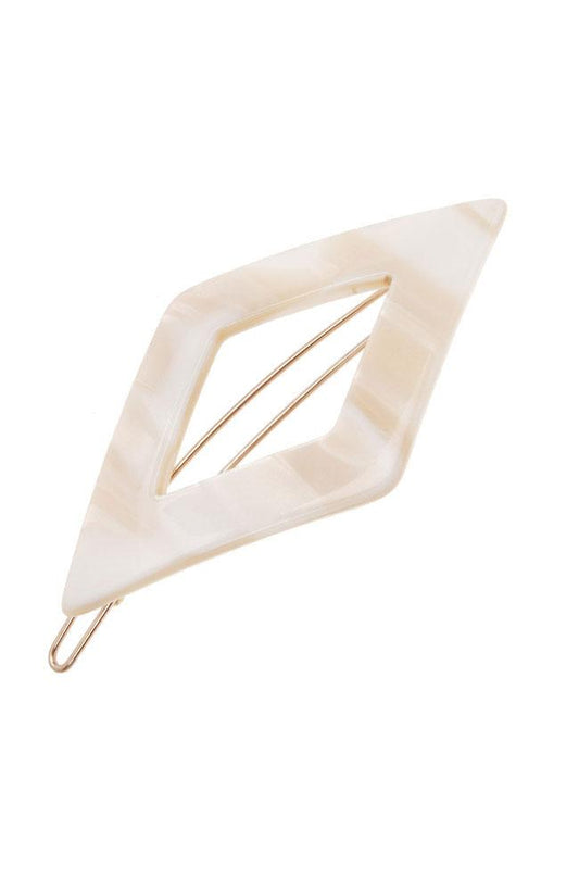 Cutout Diamond on Tige Boule Barrette - Classic