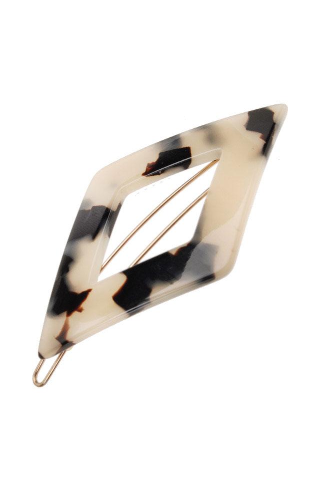 Cutout Diamond on Tige Boule Barrette - Classic