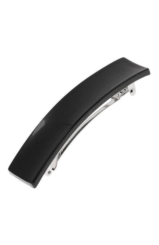 Black Hair Clip with French Barrette clasp, France Luxe