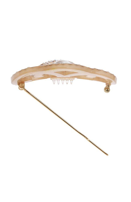 Elegant Swirls Tige Boule Barrette