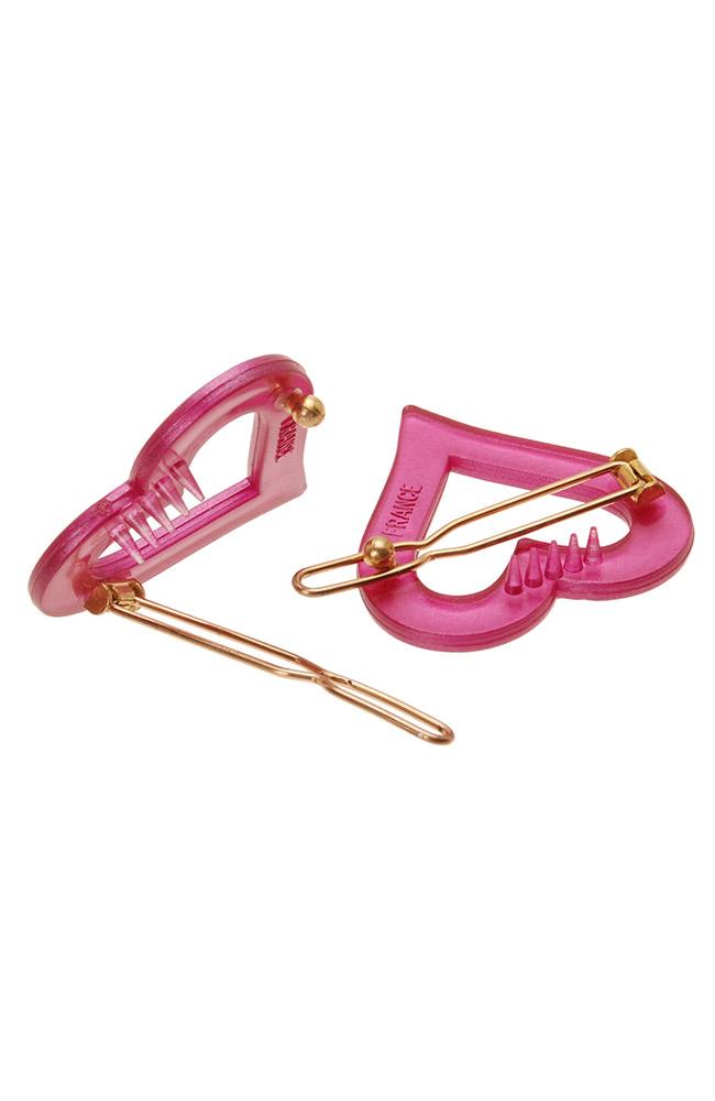 Sweetheart Tige Boule Barrette Pair