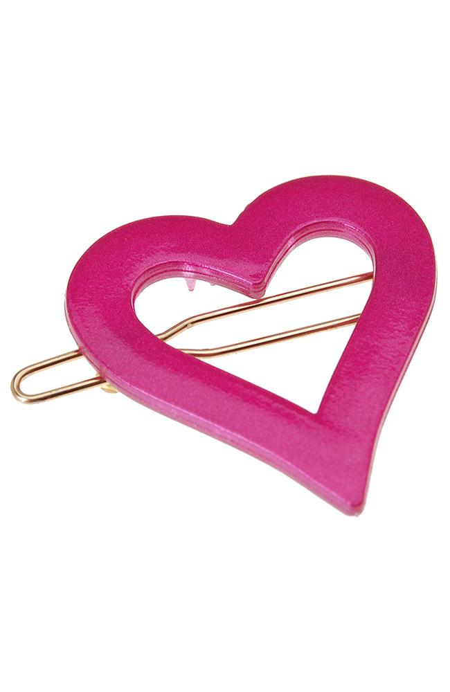 Sweetheart Tige Boule Barrette Pair