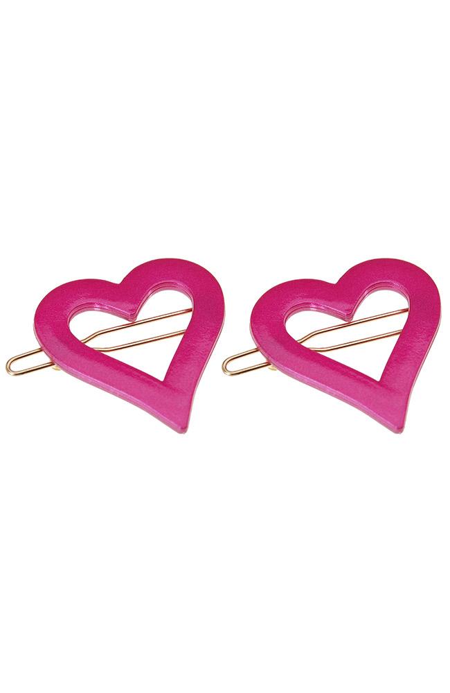 Sweetheart Tige Boule Barrette Pair