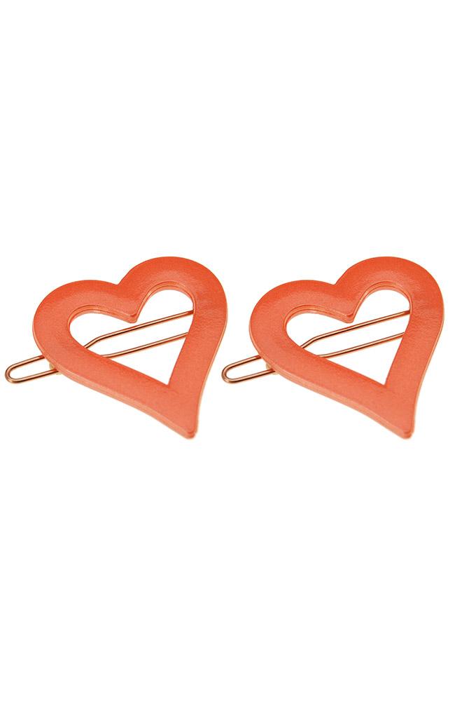 Sweetheart Tige Boule Barrette Pair