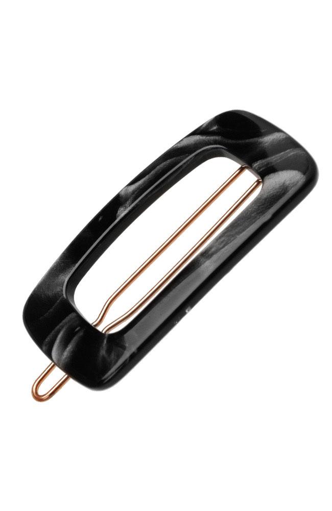 Rounded Cutout Rectangle Tige Boule Barrette - Classic