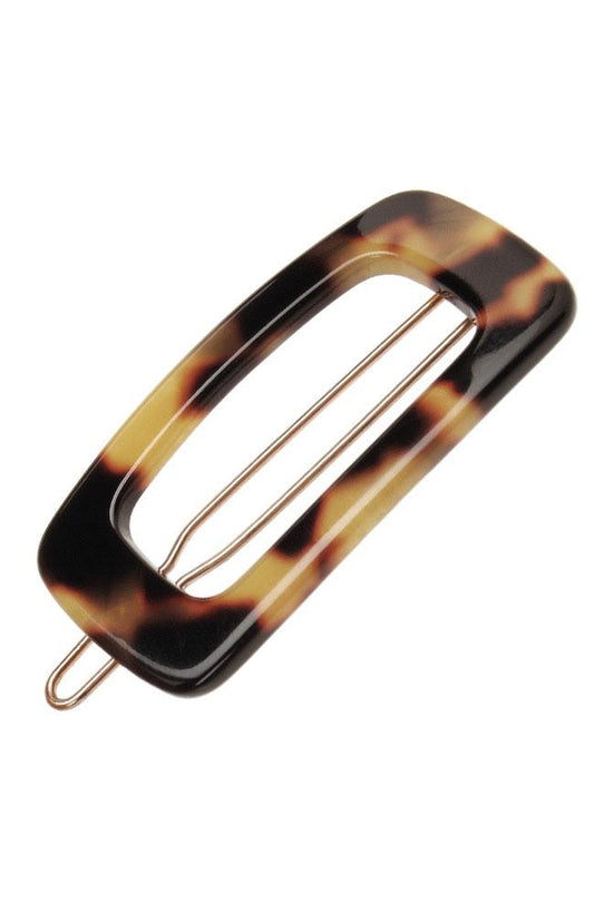 Rounded Cutout Rectangle Tige Boule Barrette - Classic