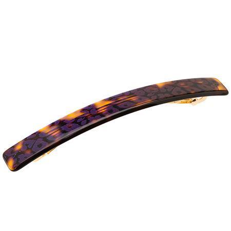 Kona Long and Skinny Barrette - Shiny Leopard
