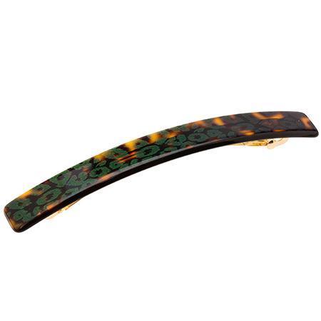 Kona Long and Skinny Barrette - Shiny Leopard