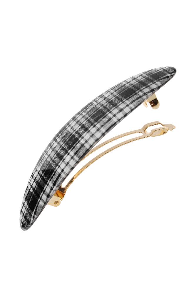 Coastline Medium Barrette - Tartan Plaid