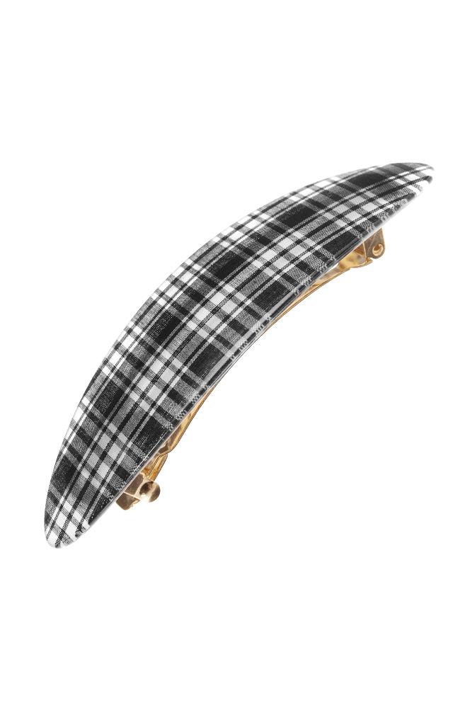 Coastline Medium Barrette - Tartan Plaid